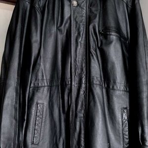 Leather Jacket For Men In Black Colour