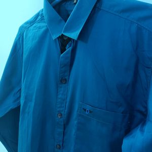 Blue Formal Men Shirt