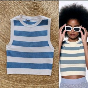 Pack 2Quality Zara& lux Cozi stripes crop top