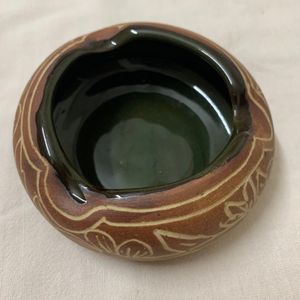 🆕Ceramic Brown Smoking Ashtray