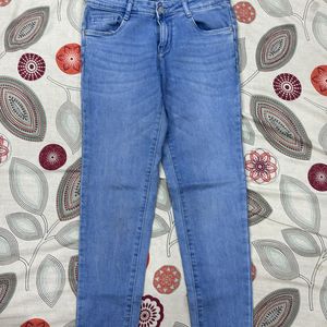 Skinny Fit Blue Jeans