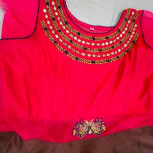 Diwali sale Red frock Size XXL