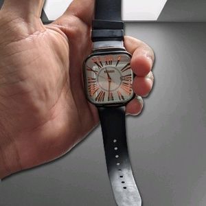 Black Square Dial Watch