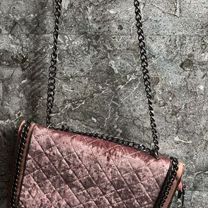 Velvet Sling Bag