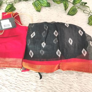 Black And Red Ethnic Skirt with Blouse