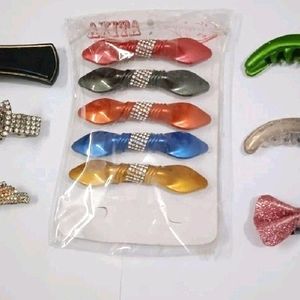 Hair Accessories Banana Clutcher Pins Pack Of 11