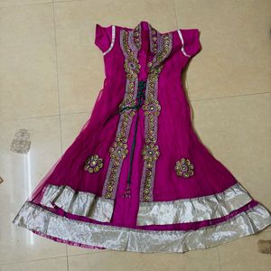 full gher jacket anarkali