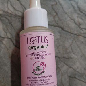 Lotus Organics Hair Growth Active Concentrate Seru