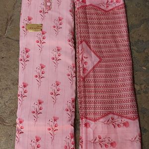 Pink Ethnic Dress Material