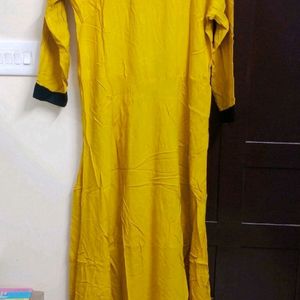 Yellow Anarkali