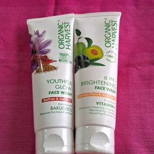 Face Wash By Organic Harvest Combo Of 2