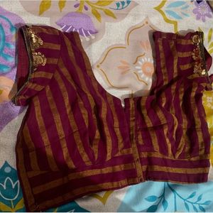 Blouse Maroon Color