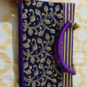 Purple Hand Bag New