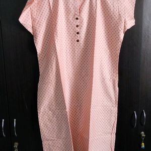 Women New Plus Size Peach Kurti Bust 46 W44 L40