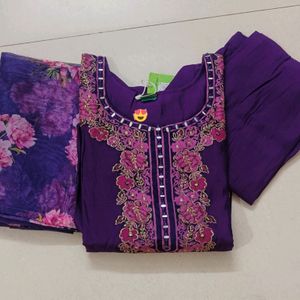 Purple 💜 Party Wear Kurthi