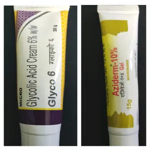 🔴🔴 Aziderm 10% Gel + Glyco 6% Cream 🔥