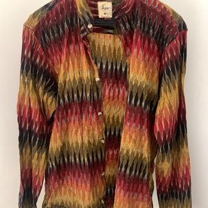 Vibrant Multi-Color Cotton Shirt