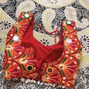 Gujarati Blouse Full Handmade Work