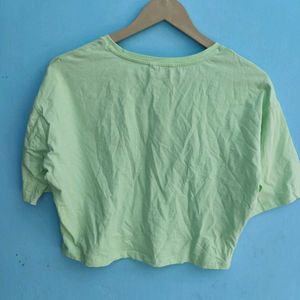 Premium 🎇Cover Story Green Round Neck Top 🎇