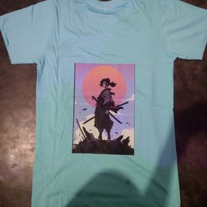 Samurai Print Desine T-Shirt For Boys