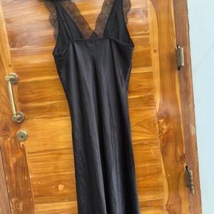 Satin Slip On Dress