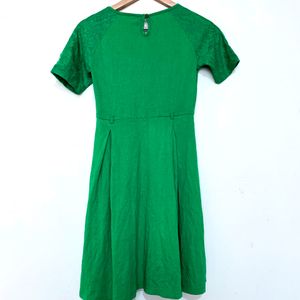 Parrot Green Dress