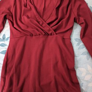 Urbanic Burgundy Party Dress