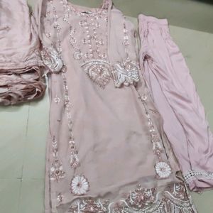 Pakistani Cutwork Kurti Set