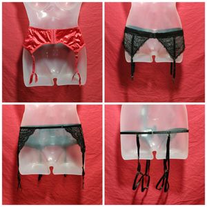 Combo 4 Garter Belt Size S/M/L