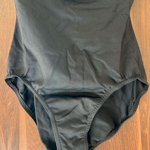 Black Body Suit With Style Back