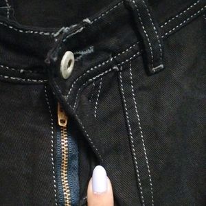 Black Cargo Jeans