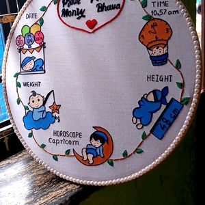 New Design Baby Foot Print Embroidery Hoop