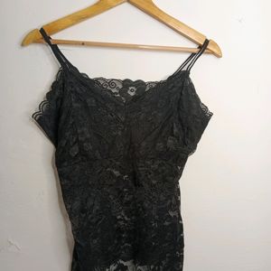 Black Casual Camisole Sipls (Girl' s)