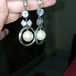 Pearl Earring 6 Cm Long