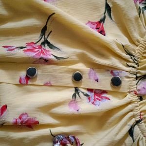 Beautiful Yello Floral Top