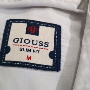 Slim Fit (Giouss) Semi White T Shirt