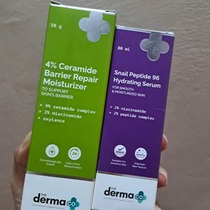 The Derma Co Snail Serum & Ceramides moisturizer