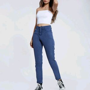 Skinny Fit Jeans For Women Mid Weist