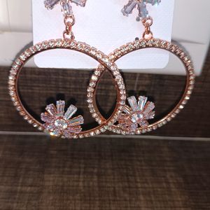 Rose Gold Elegant Hoop Earring