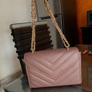 Leather Bag Brown Color