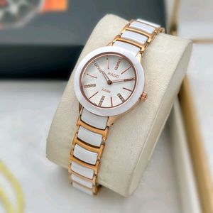 RADO CERAMIC LADIES WHITE WATCH @SALE