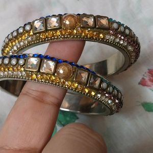 Beautiful Bangles With Earing Free