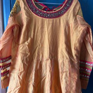 Flare Dress For Wedding Or Festival Haldi Function