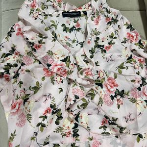 Beautiful Floral Dorothy Perkins Dress Hi Low Ptrn