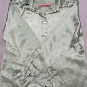 Women Satin Shirt