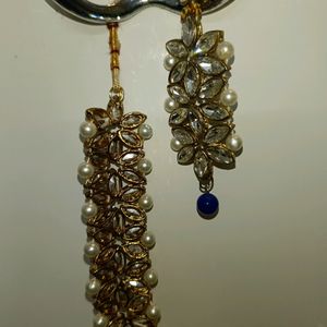 Long Necklace With Earrings