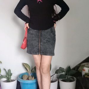 Denim Skirt For Y2k Look