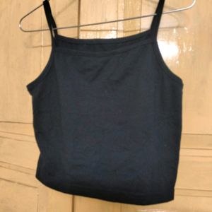 It's A Navy Blue Party Wear Crop Top