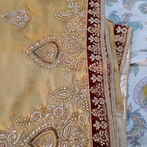 Heavy Lehenga Saree With Blouse