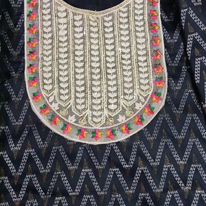 Navy blue Colour Kurti